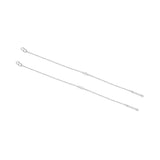 Metal Beads Silver Anklet