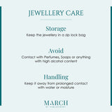 18K Gold Plated Silver Twin Zircon Studs