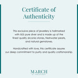 18K Gold Plated Silver Zircon Men's Ring