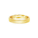 18K Gold Plated Silver Everyday Men's Ring