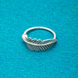 Set of 2 - Silver Nature-inspired Nose Pins