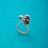 Set of 3 - Elegant Silver Nose Pins