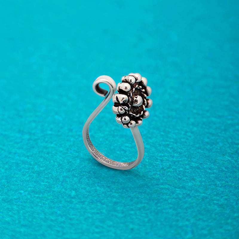 Set of 3 - Elegant Silver Nose Pins