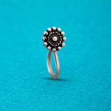 Set of 3 - Elegant Silver Nose Pins