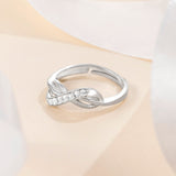 Silver Infinite Bond Ring