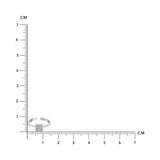 Silver Square Toe Rings