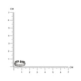 Silver Chevron Filigree Toe Rings