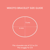 Geometrical Black Zircon Bracelet