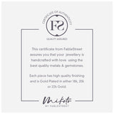 Black Zircon Triangle Earrings