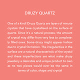 Amethyst Druzy Crystal Long Earrings
