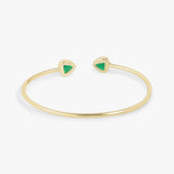 Green Quartz Cuff Bracelet