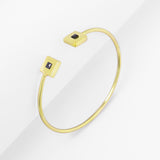 Geometrical Black Zircon Bracelet