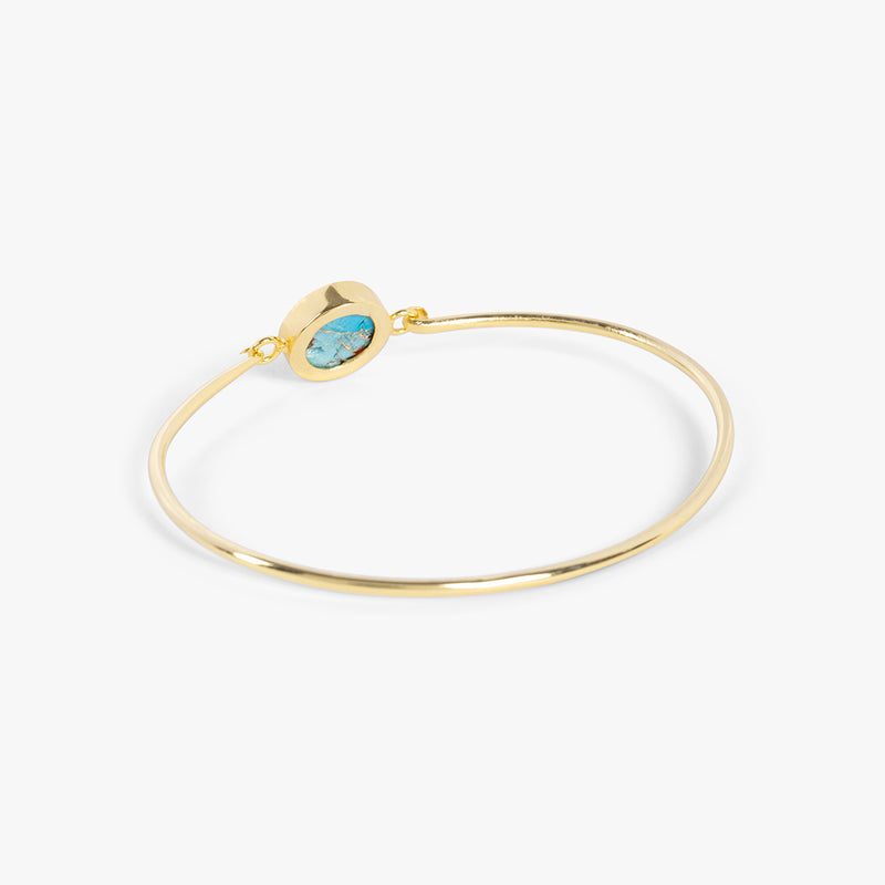 Red Copper Turquoise Bracelet