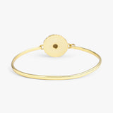 Pink Dry Flower Cuff Bracelet