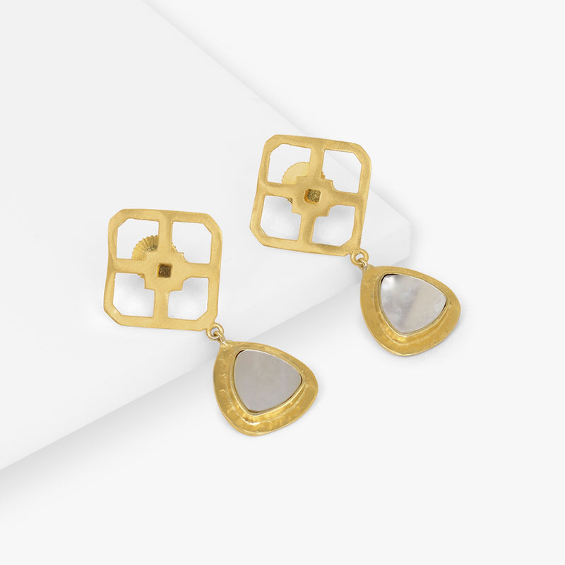 Mother of Pearl Dangle Earrings