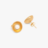 Shell Pearl Bowl Studs