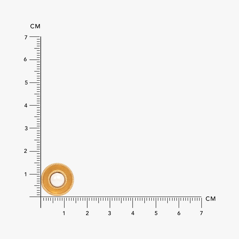 Shell Pearl Bowl Studs