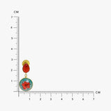 Pink And White Dry Flower Danglers