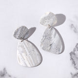 Marbled Polymer Clay Earring