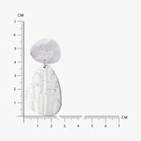 Marbled Polymer Clay Earring