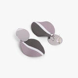 Black And Grey Polymer Clay Earring