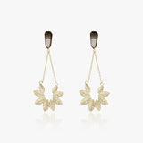 Statement Leaf Chain Danglers
