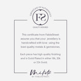 Rose Quartz Statement Hoops