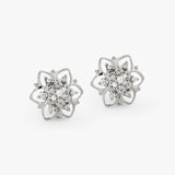 Buy Silver Floral Studs Online | March