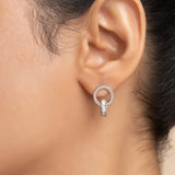 Buy Entwined Silver Ring Earrings Online | March