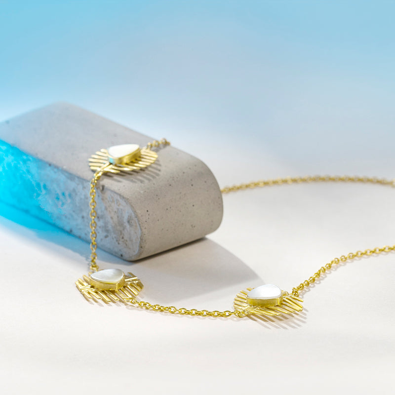 Handcrafted Mother of Pearl Necklace