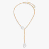 Baroque Pearl Y Necklace