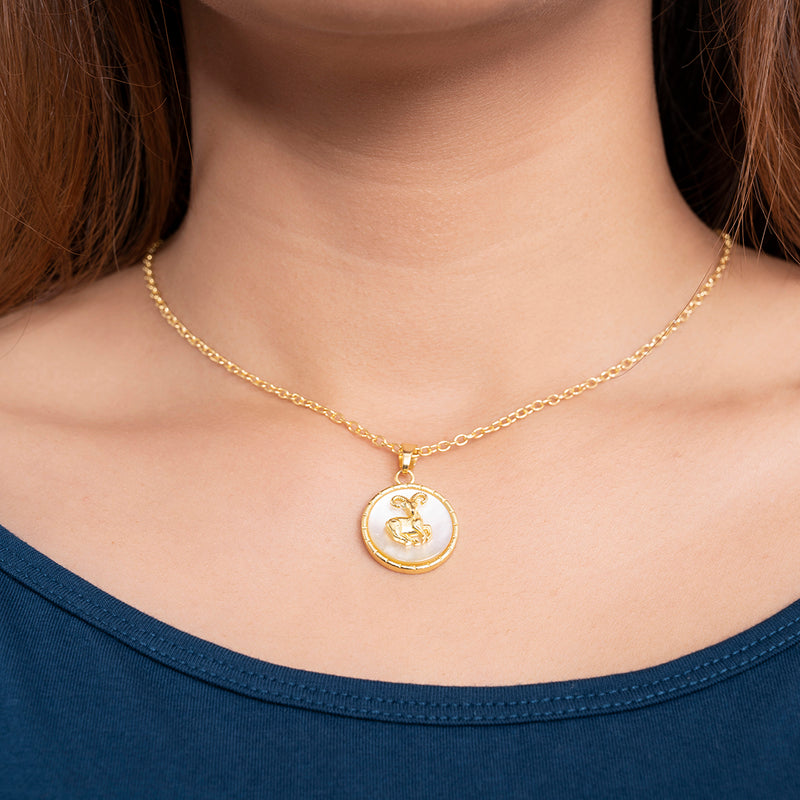 Aries Zodiac Necklace