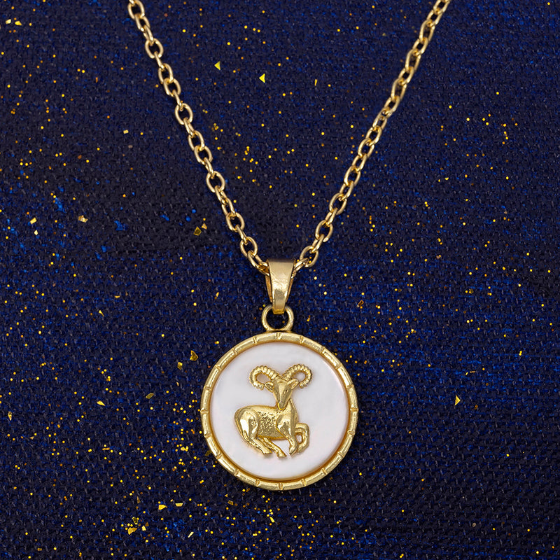 Aries Zodiac Necklace