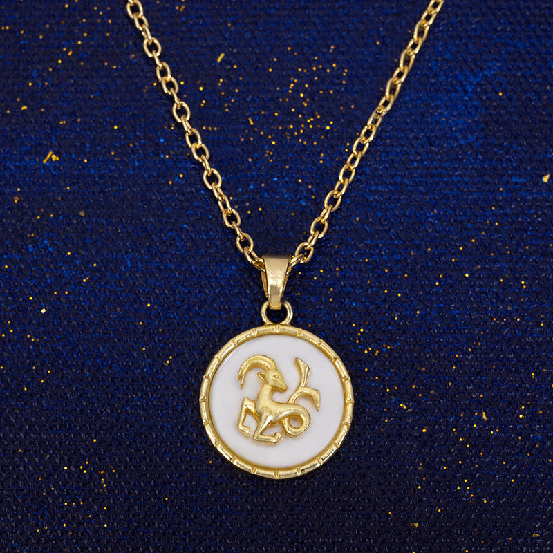 Capricorn Zodiac Necklace