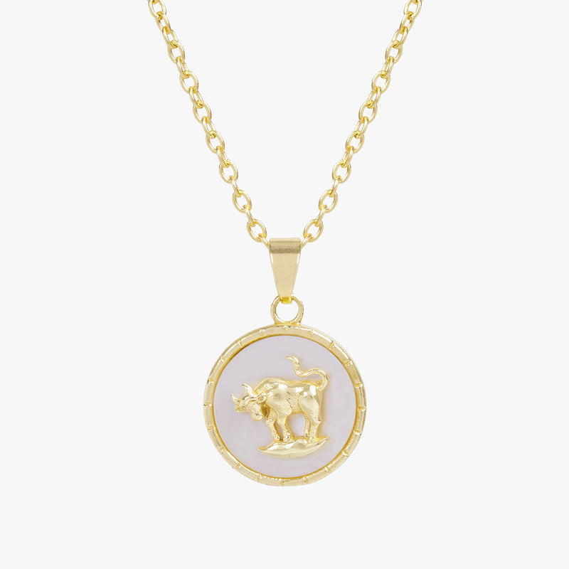Taurus Zodiac Necklace