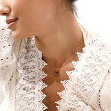 Orange Mojave Copper Turquoise Necklace