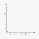 Buy 18k Classic Gold Plated Silver Zircon Nose Pin Online | March