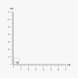 Buy Green Zircon Silver Nose Pin Online | March