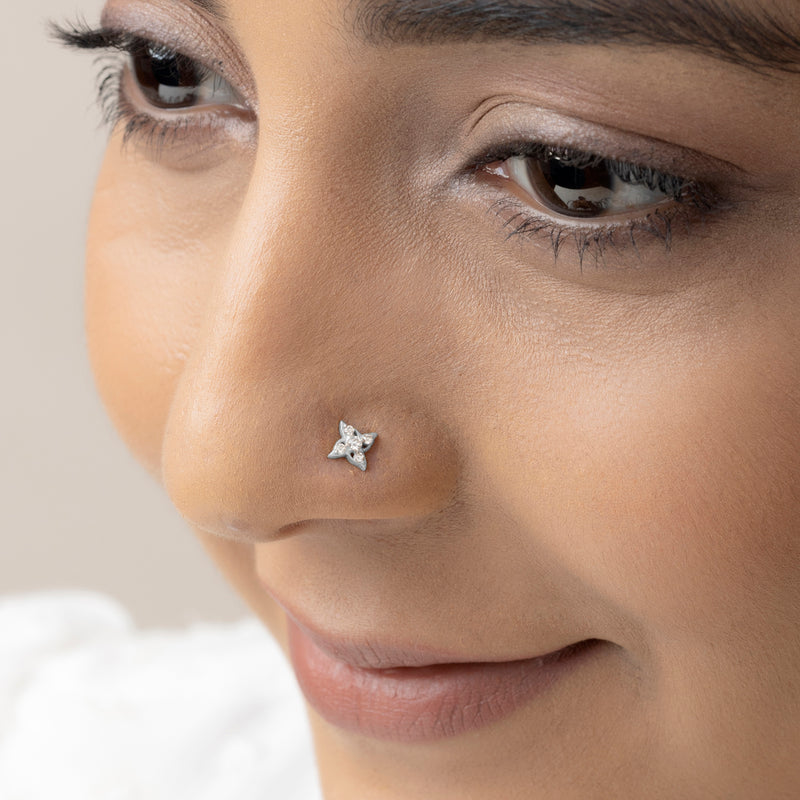 Buy Exquisite Silver Nose Pin Online | March