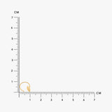 Buy 18k Gold Plated Silver Petal Nose Pin Online | March