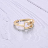 Belt Buckle Ring - Gold