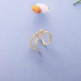 Adjustable Knot Ring - Gold