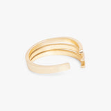 Abstract Adjustable Ring - Gold