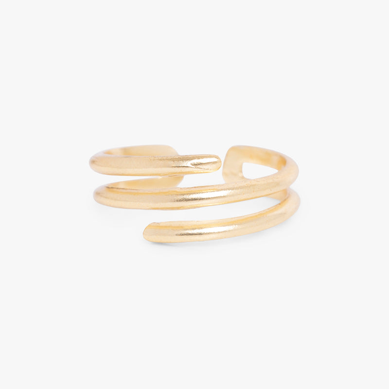 Tri-Wire Minimal Ring - Gold