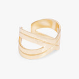 Criss-Cross Ring - Gold