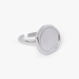 Minimal Circular Pearl Ring