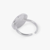 Minimal Circular Pearl Ring