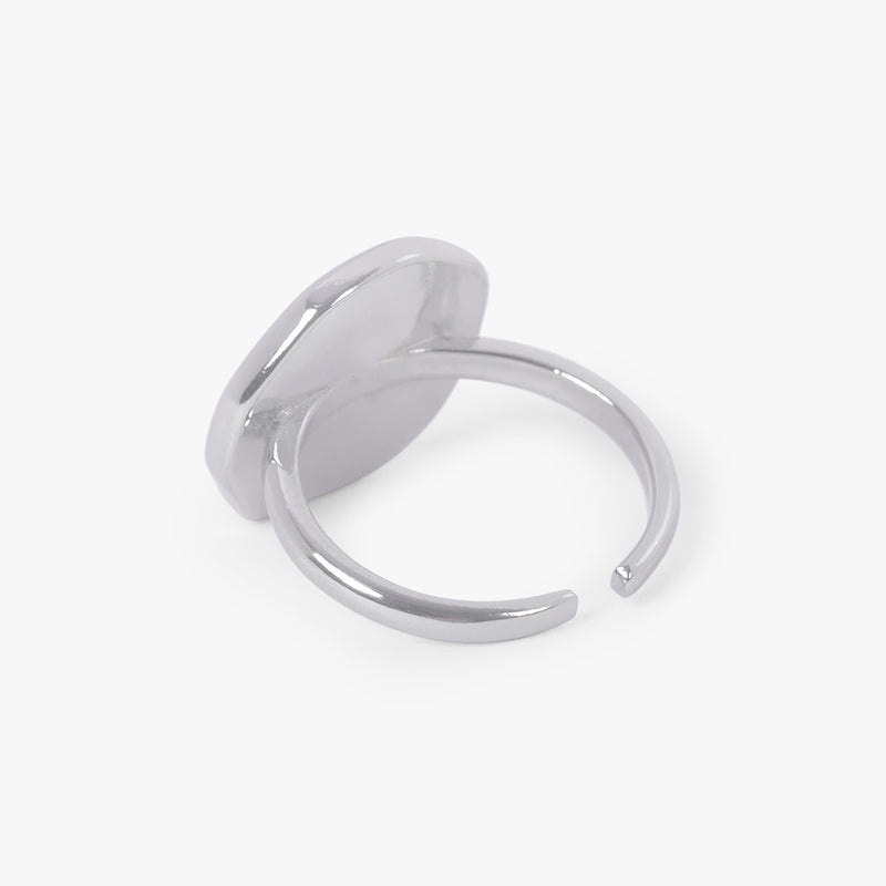 Minimal Circular Pearl Ring