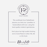 Minimal Dark Pink Quartz Ring