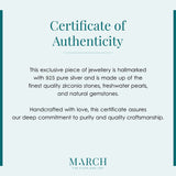 Buy 18k Gold Plated Silver Pearl Nose Pin Online | March